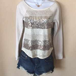 NWT Express Sequined Top